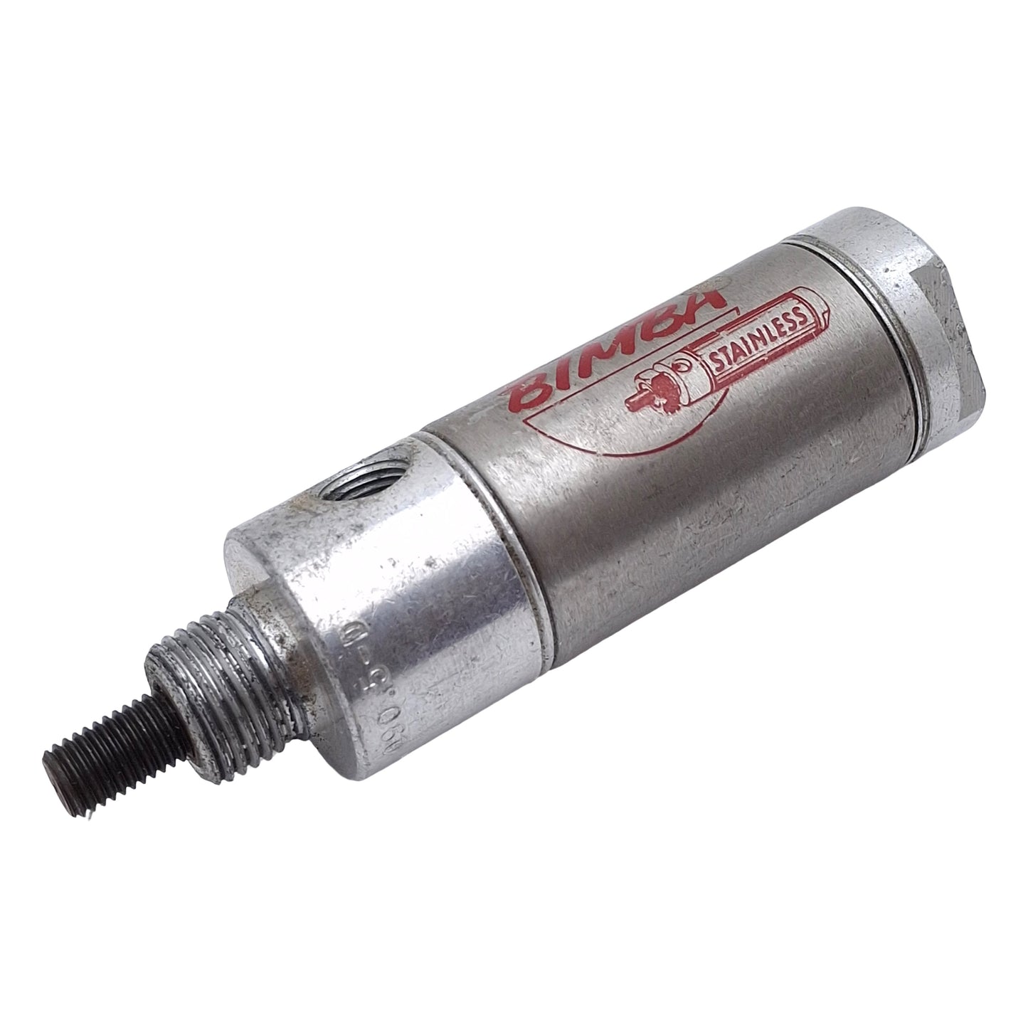 Used Bimba 090.5-D Pneumatic Cylinder, ø1-1/16in Bore, 1/2in Stroke, 1/8in NPT 250psi