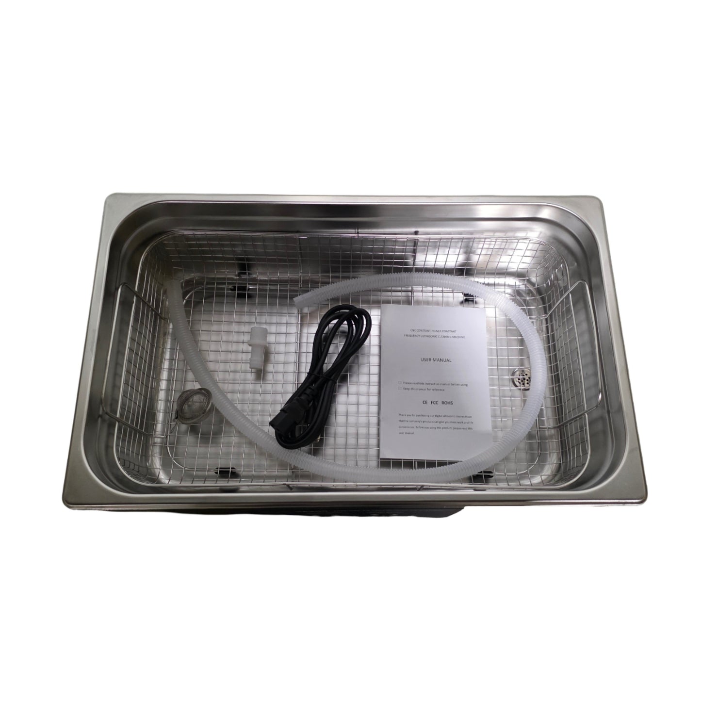 New – Open box Vevor MH-080G Digital Pro+ Ultrasonic Cleaner 22L 28/40kHz 480W, 0-80°C, 120VAC