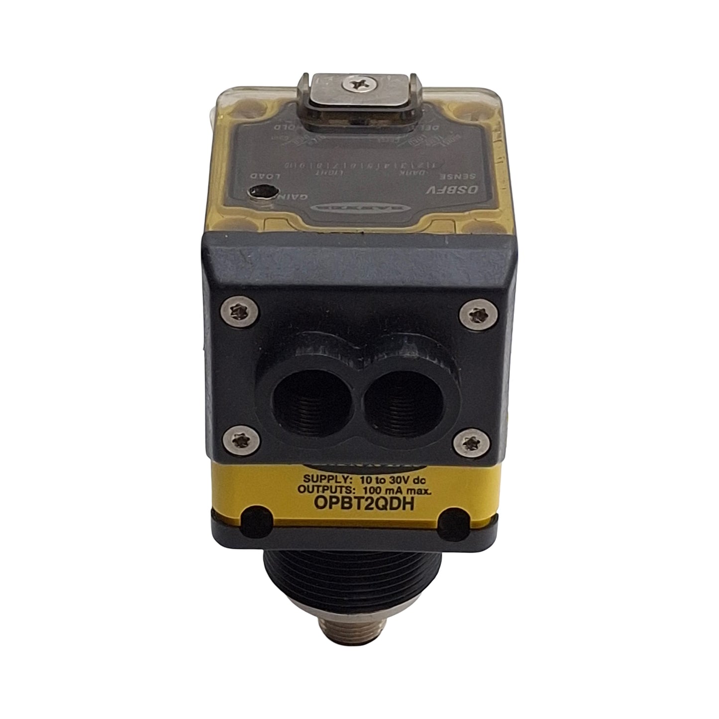 Used Banner OSBFV OMNI-BEAM Sensor & Power Block, Red 650nm, 10-30VDC *No Gasket*