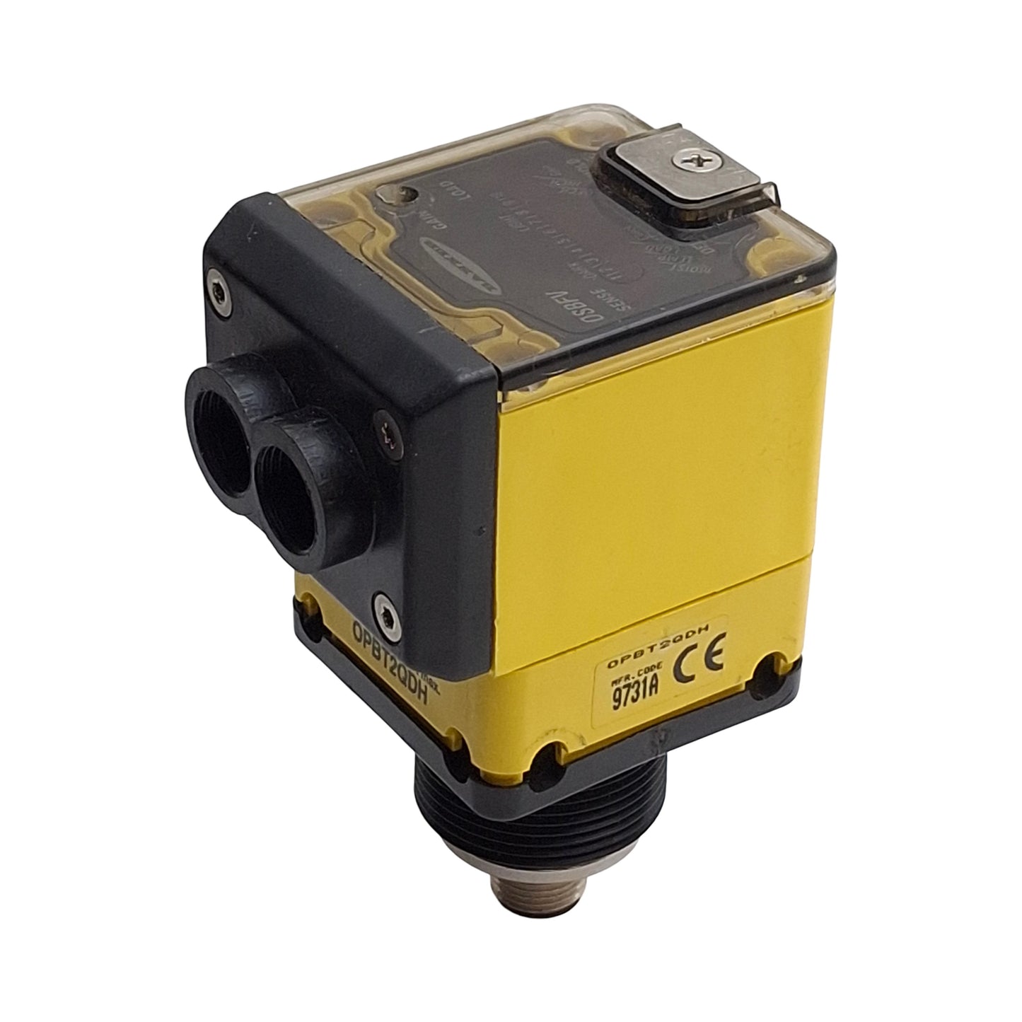 Used Banner OSBFV OMNI-BEAM Sensor & Power Block, Red 650nm, 10-30VDC *No Gasket*