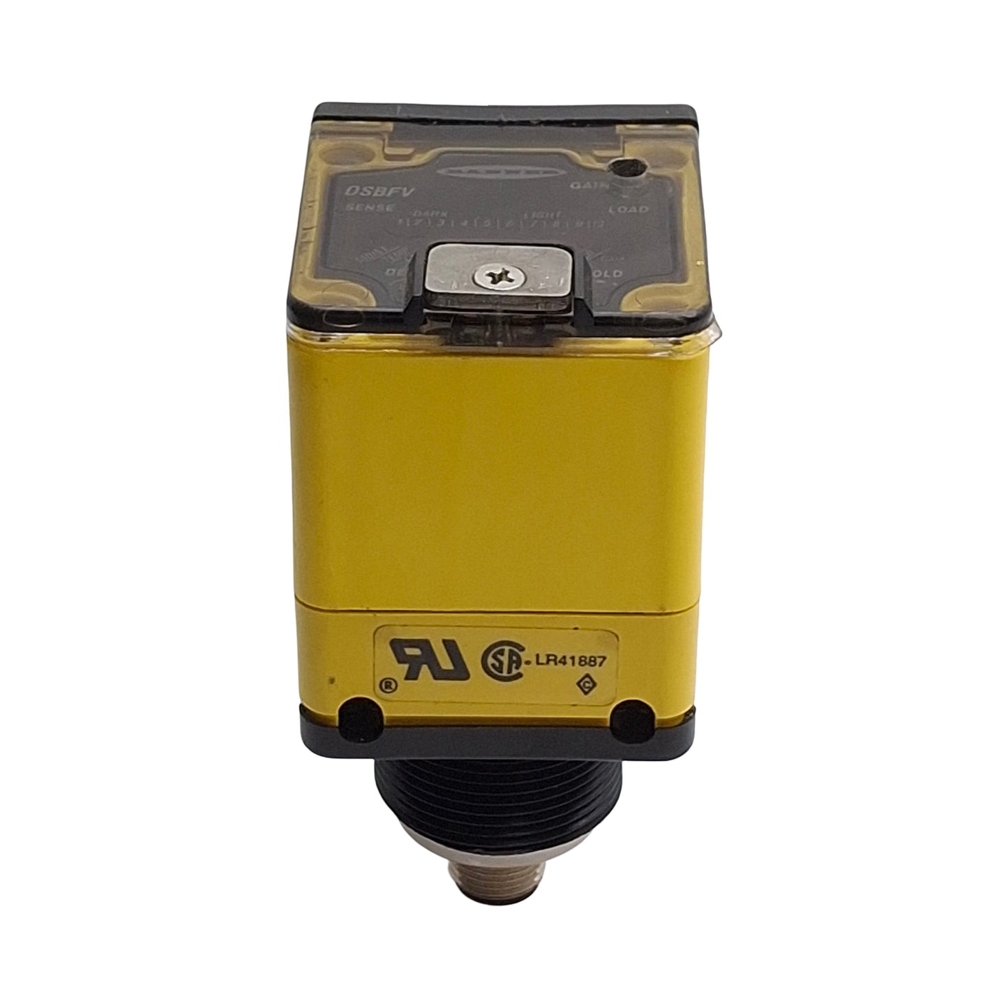 Used Banner OSBFV OMNI-BEAM Sensor & Power Block, Red 650nm, 10-30VDC *No Gasket*