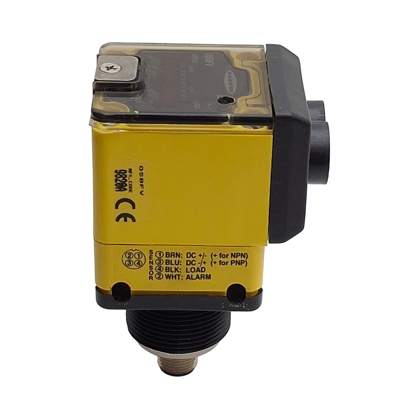 Used Banner OSBFV OMNI-BEAM Sensor & Power Block, Red 650nm, 10-30VDC *No Gasket*