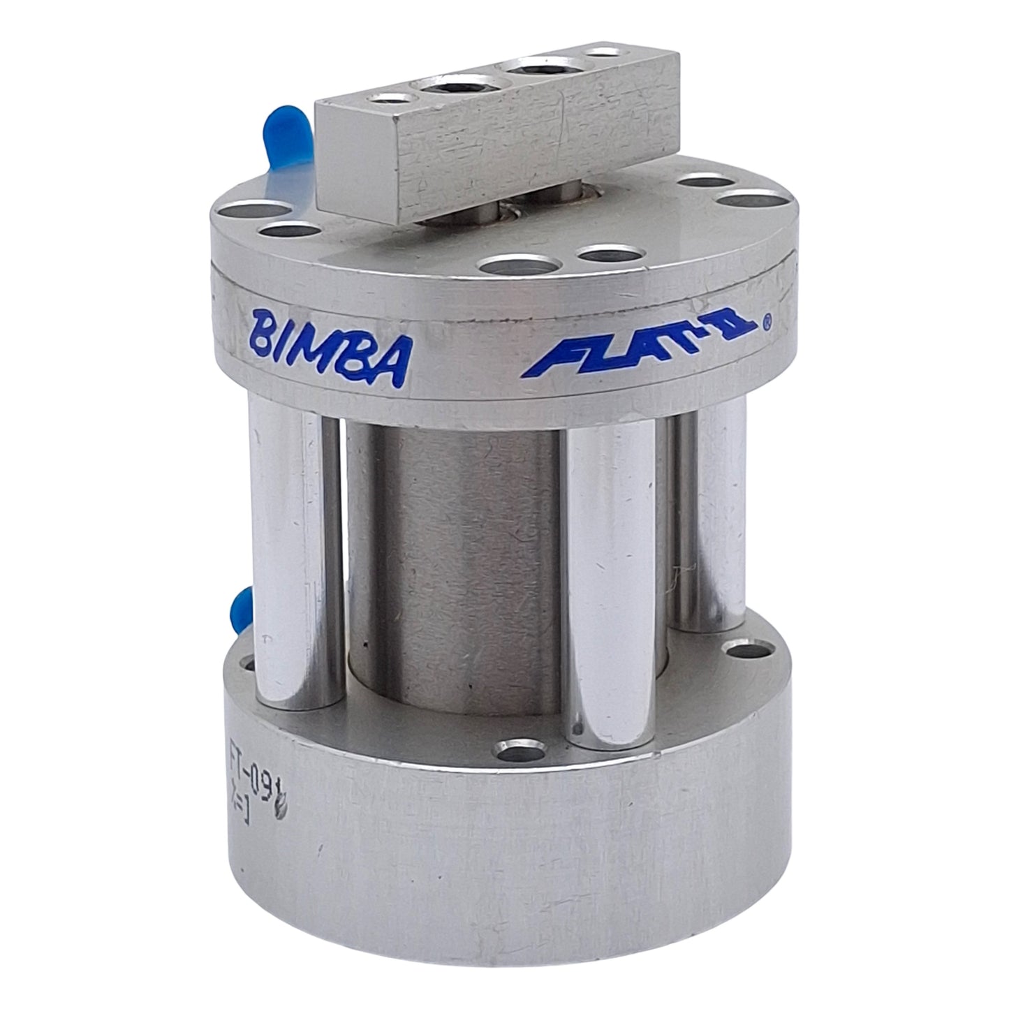 Used Bimba FT-091 Flat-II Pneumatic Cylinder, ø1-1/16in Bore, 1in Stroke, 1/8in NPT