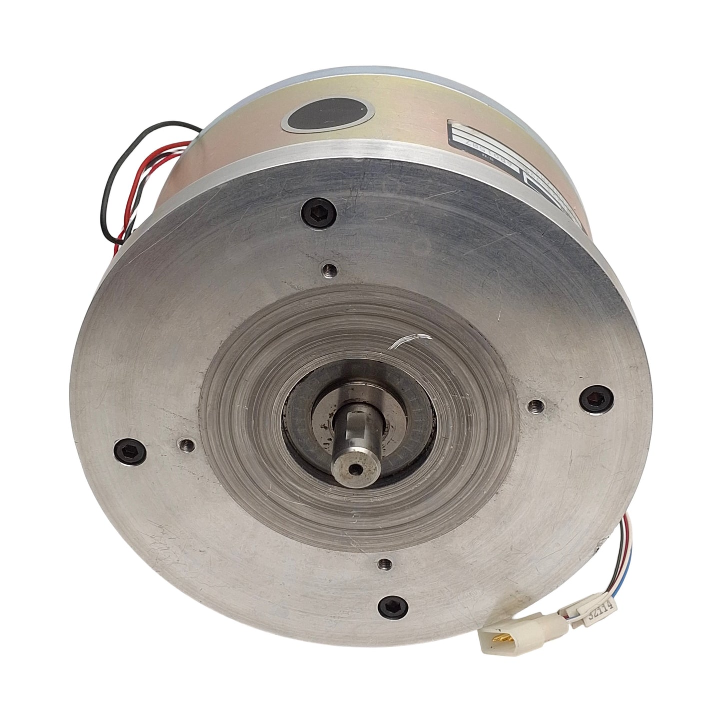 Used Kollmorgen 00-01223-999 ServoDisc DC Motor 0.5" Shaft Diameter, 3/4" Long