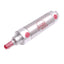 New Bimba 313-DXP Pneumatic Cylinder, 2in Bore, 3in Stroke, 1/4in NPT, 250psi