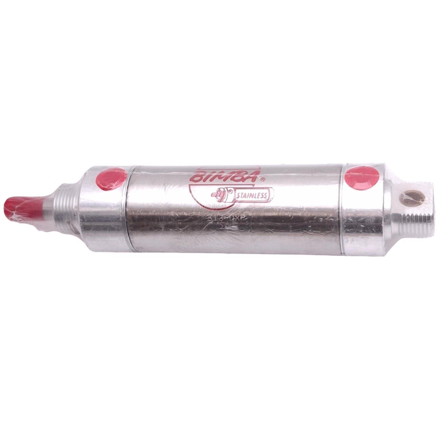 New Bimba 313-DXP Pneumatic Cylinder, 2in Bore, 3in Stroke, 1/4in NPT, 250psi