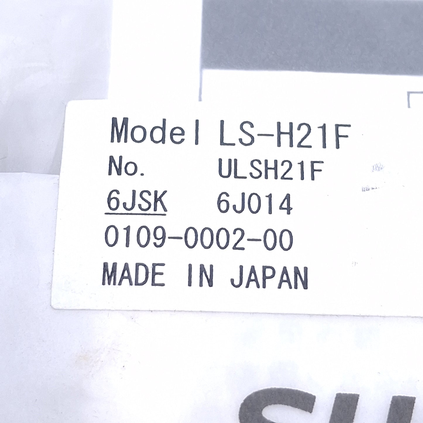 New Panasonic SunX LS-H21F Digital Laser Sensor 30-500mm Range, Red LED, 2m Cable