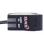 Used Panasonic SunX LS-H21F Digital Laser Sensor, Red LED, 30-500mm Range, 2ft Cable