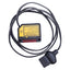 Used Panasonic SunX LS-H21F Digital Laser Sensor, Red LED, 30-500mm Range, 2ft Cable