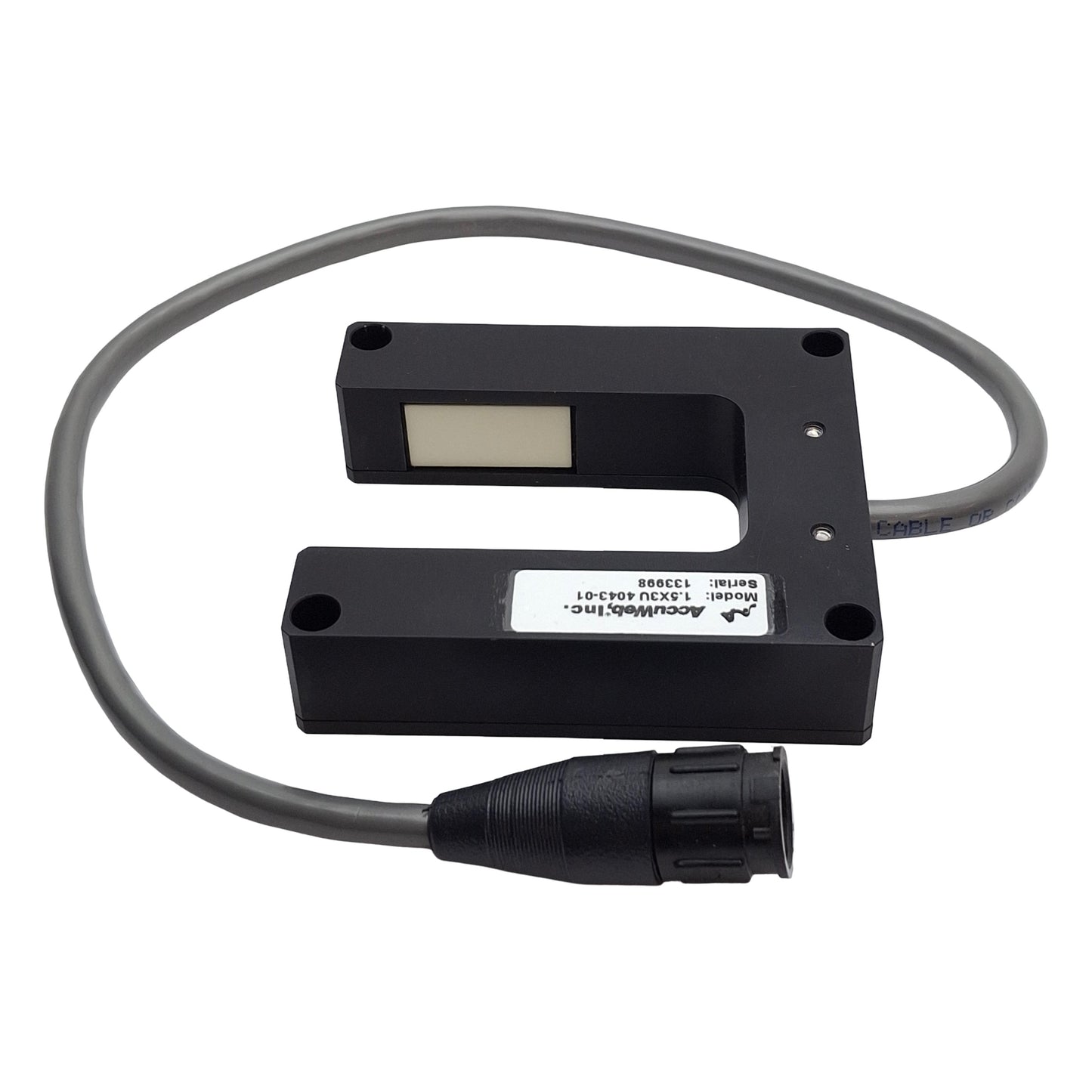 New – Open box AccuWeb 1.5X3U 4043-01 Guide Sensor for MICRO 4000 NET 5mm Sensing Width