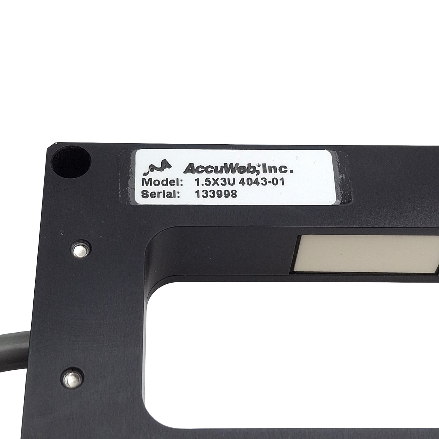 New – Open box AccuWeb 1.5X3U 4043-01 Guide Sensor for MICRO 4000 NET 5mm Sensing Width