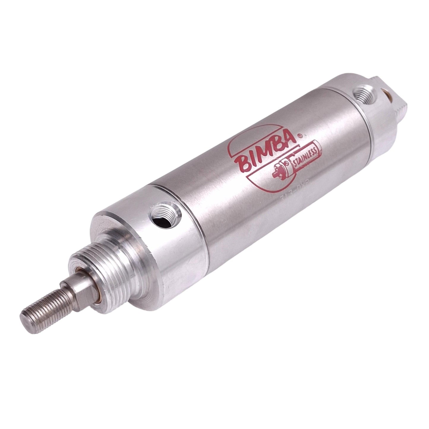 Used Bimba 313-DXP Pneumatic Cylinder, ø2in Bore, 3in Stroke, 1/4in NPT, 250psi Max
