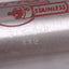 Used Bimba 313-DXP Pneumatic Cylinder, ø2in Bore, 3in Stroke, 1/4in NPT, 250psi Max