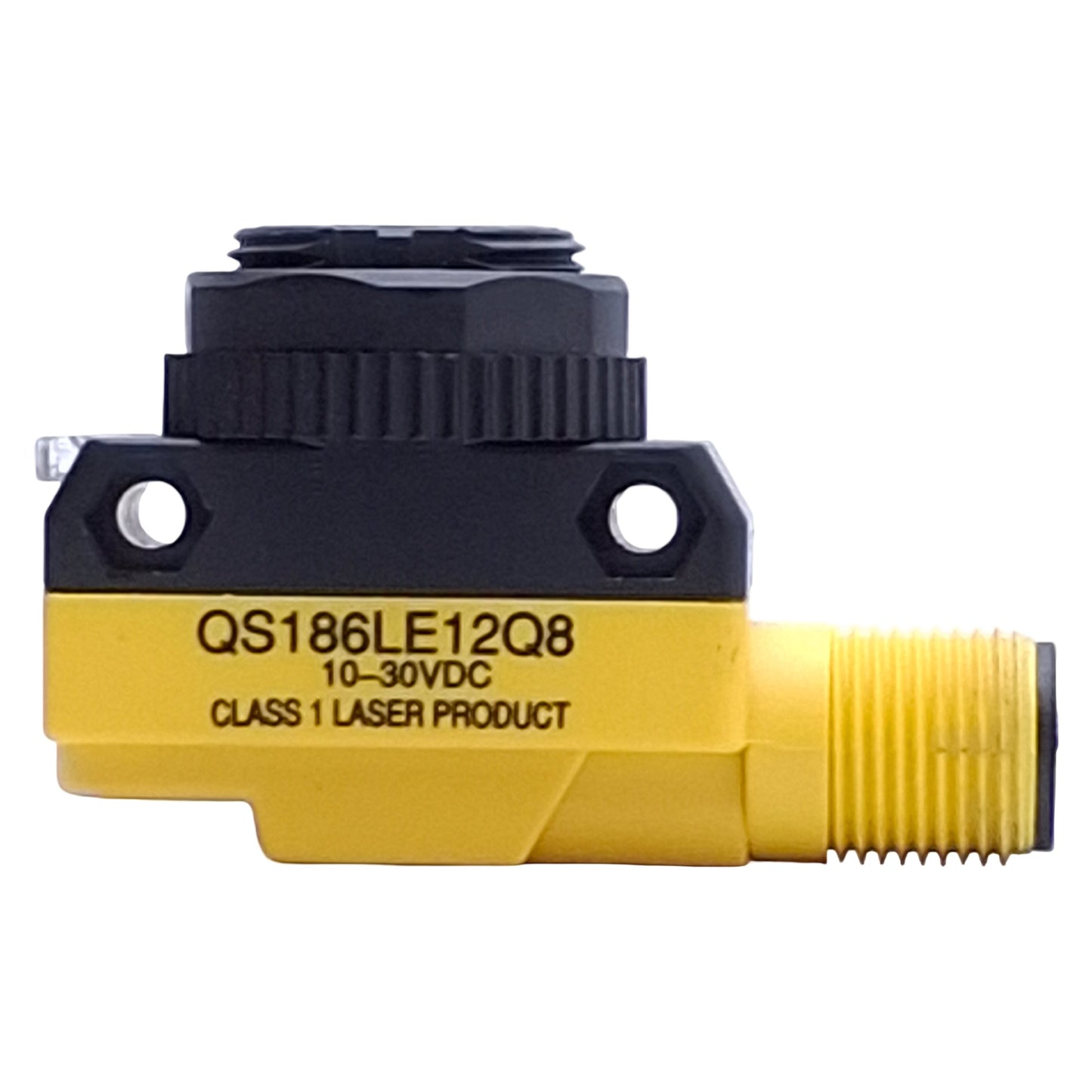 Used Banner QS186LE12Q8 Photoelectric Emitter Class 1, 15m Range, 10-30VDC, M12 4-Pin
