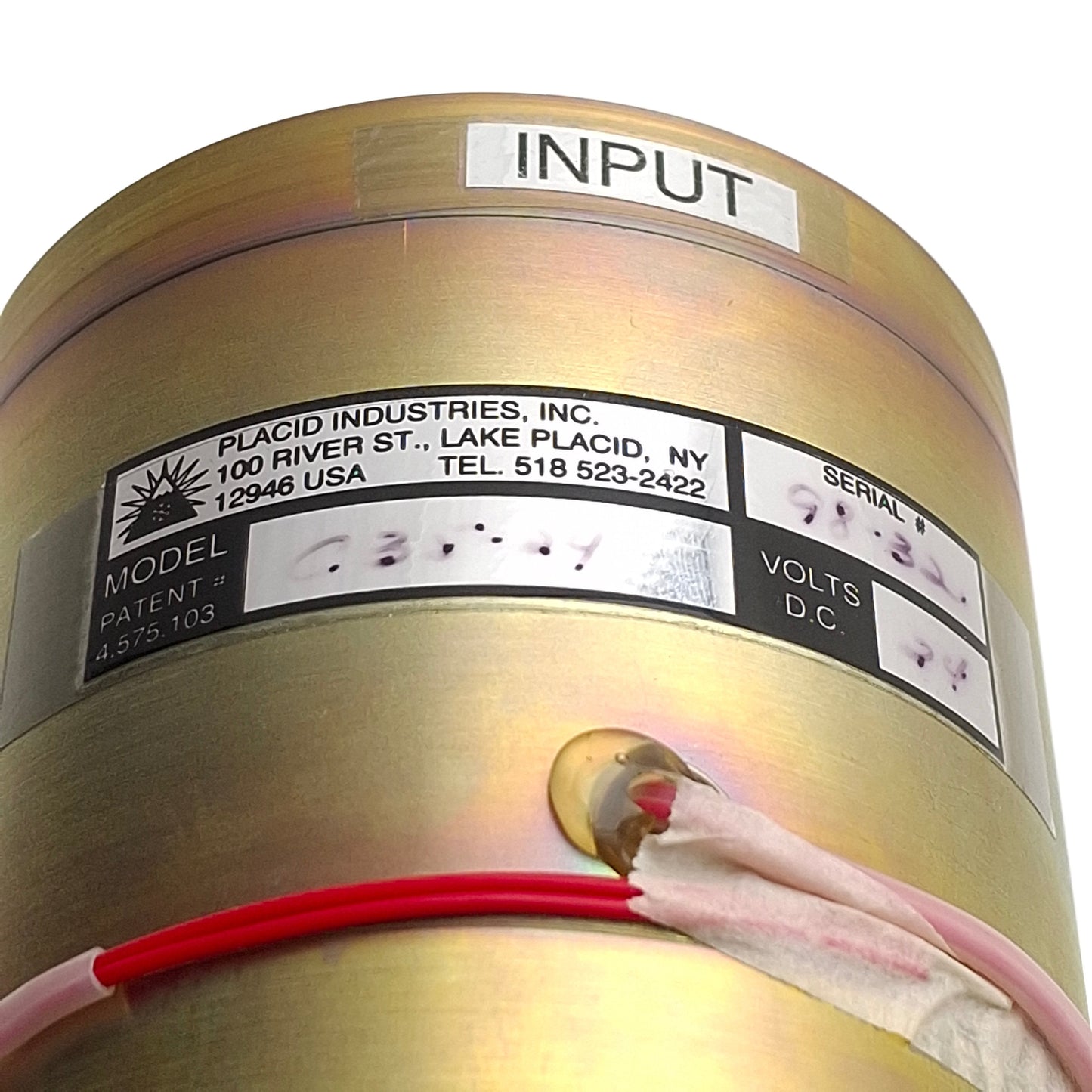 New – Open box Placid C35-24 Magnetic Particle Clutch, 24VDC, ø1/2in Shaft, 1-35lb-in, 1000RPM