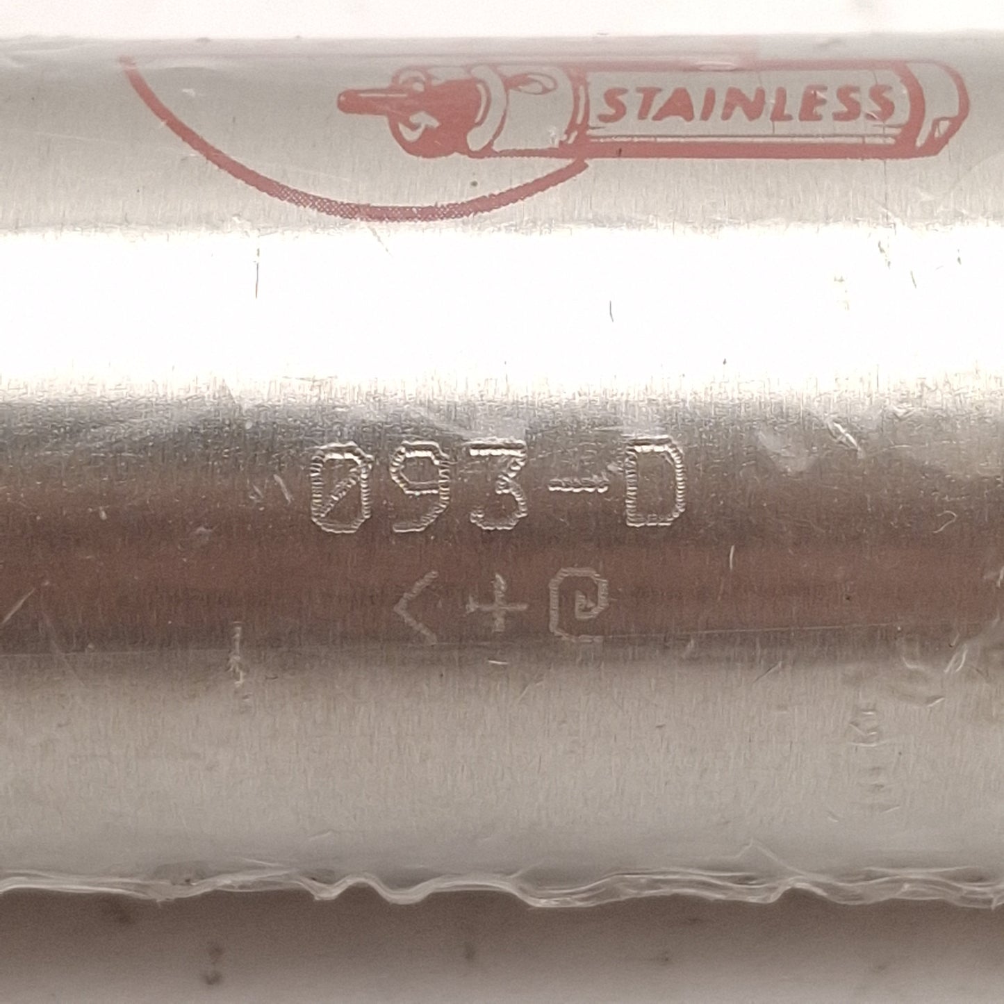 New Bimba 093-D Stainless Steel Cylinder, ø1-1/16in Bore, 3in Stroke, 250psi, 1/8NPT
