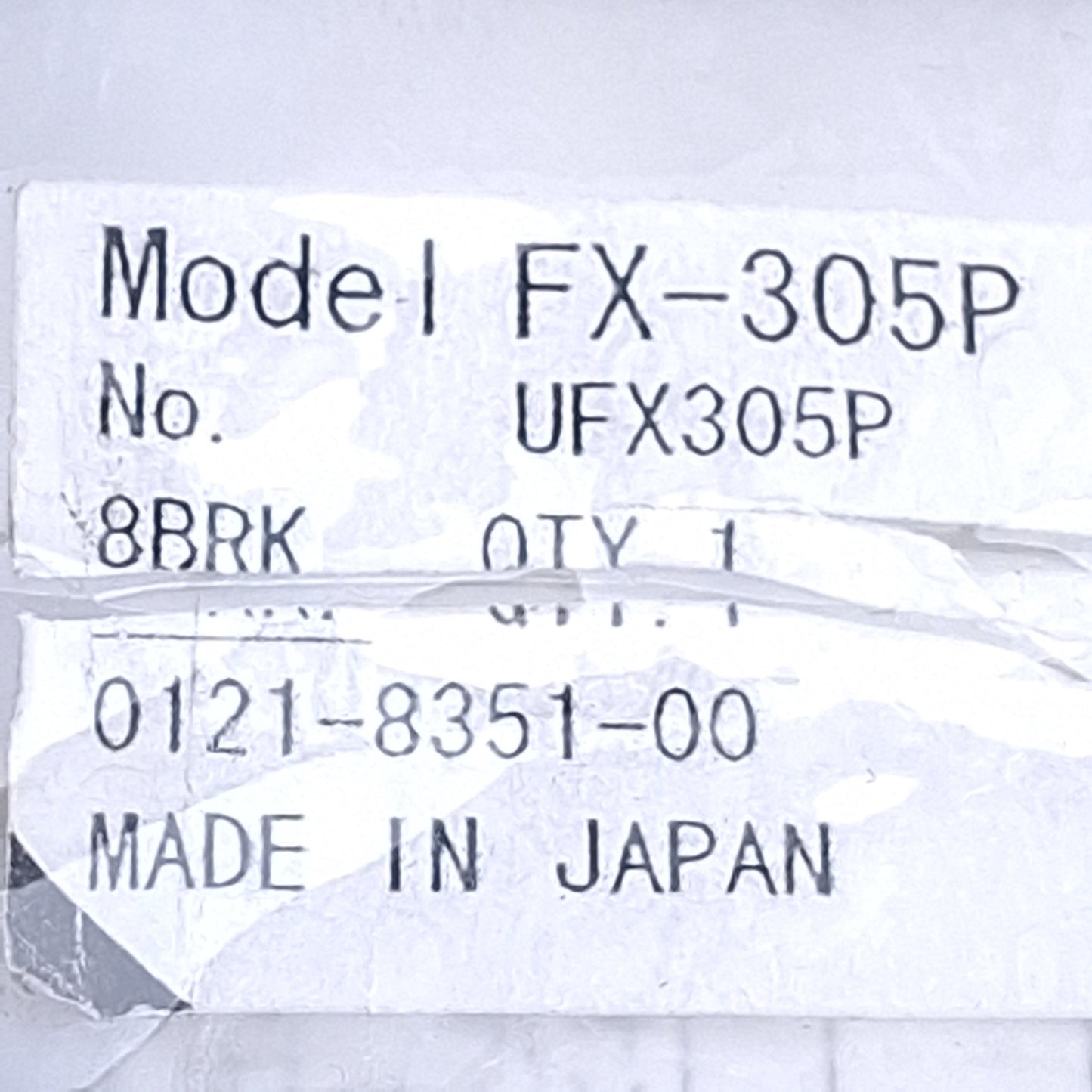 New Panasonic SunX FX-305P Digital Fiber Optic Sensor PNP, 12-24VDC, Red LED
