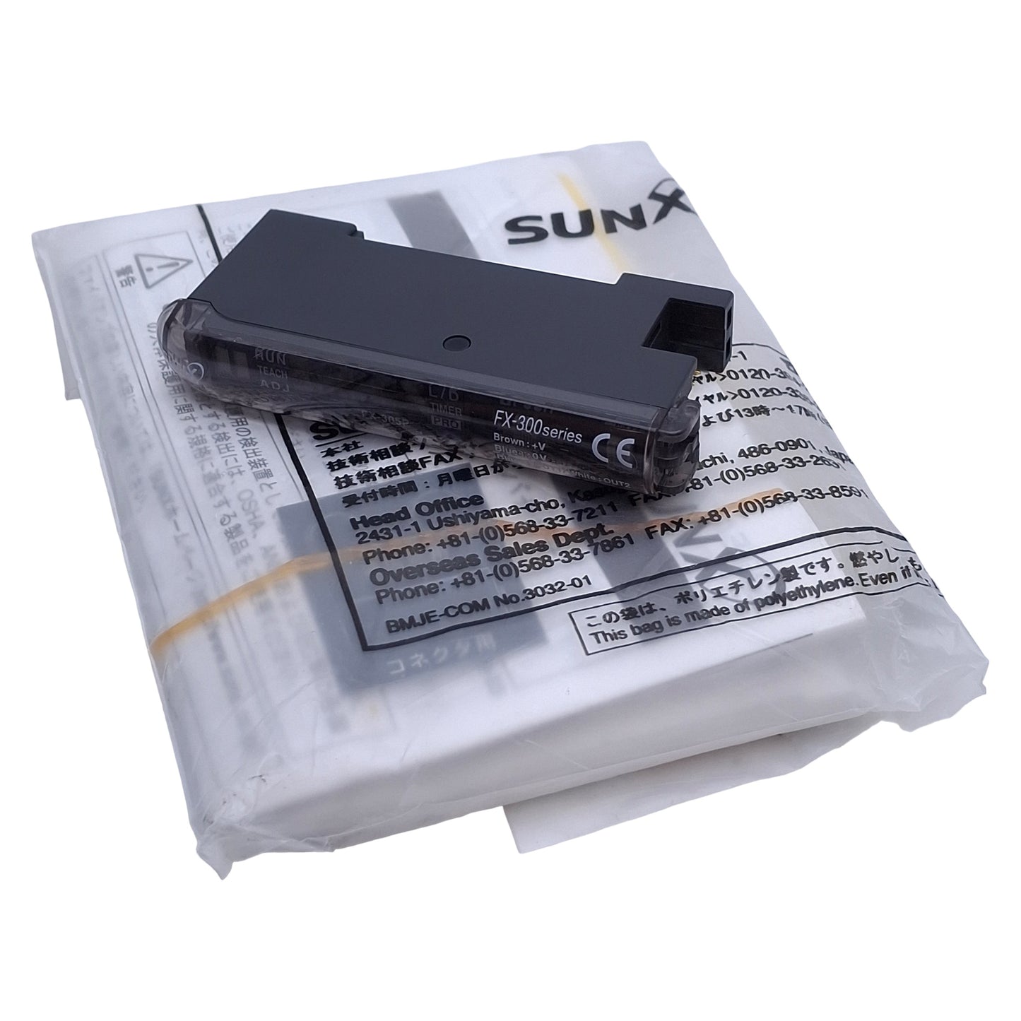 New Panasonic SunX FX-305P Digital Fiber Optic Sensor PNP, 12-24VDC, Red LED