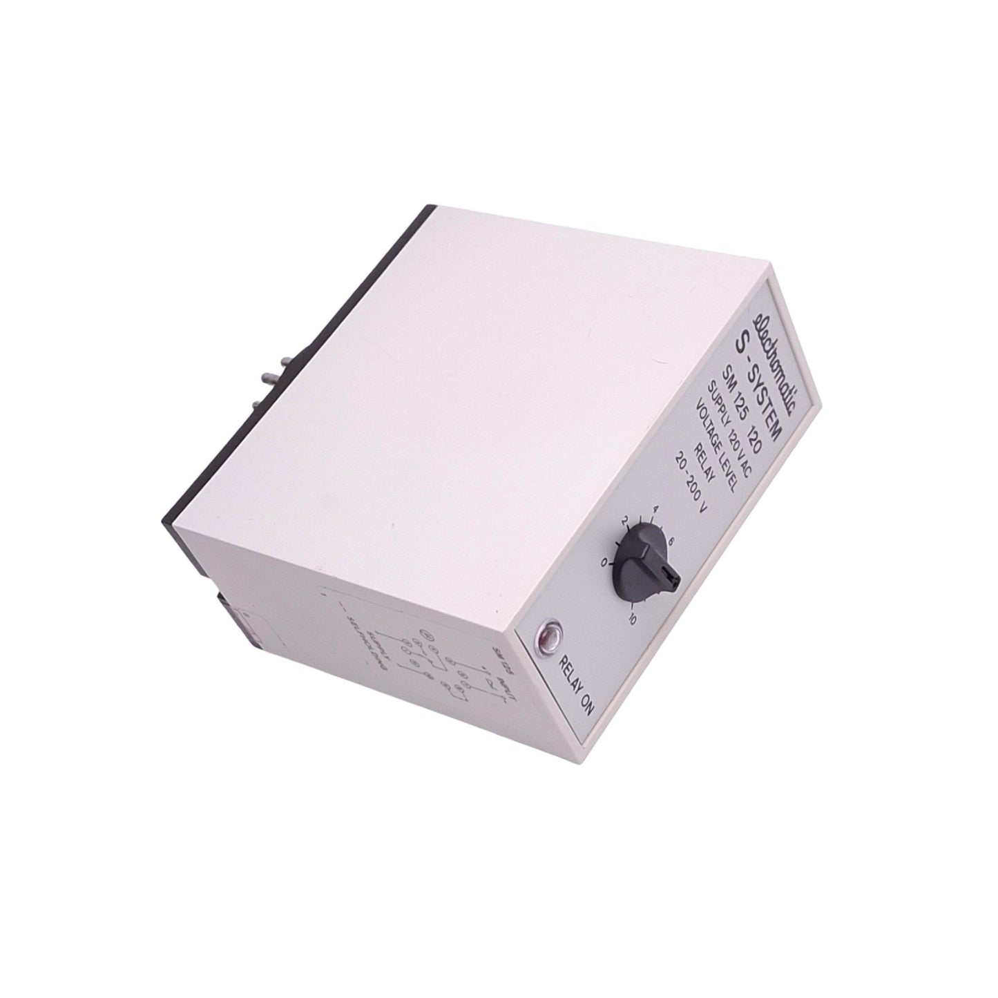 Used Electromatic SM 125 120 Voltage Level Relay, 0.4-500V, SPDT 10A Max, 120VAC In