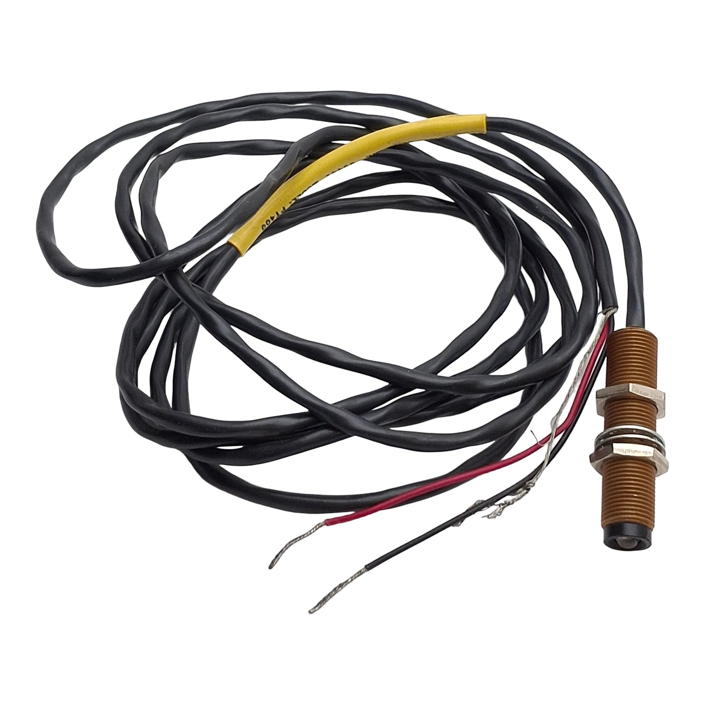 Used Banner Engineering PT400 Remote Sensor Receiver, 8ft SN, 3/8in-32 Barrel