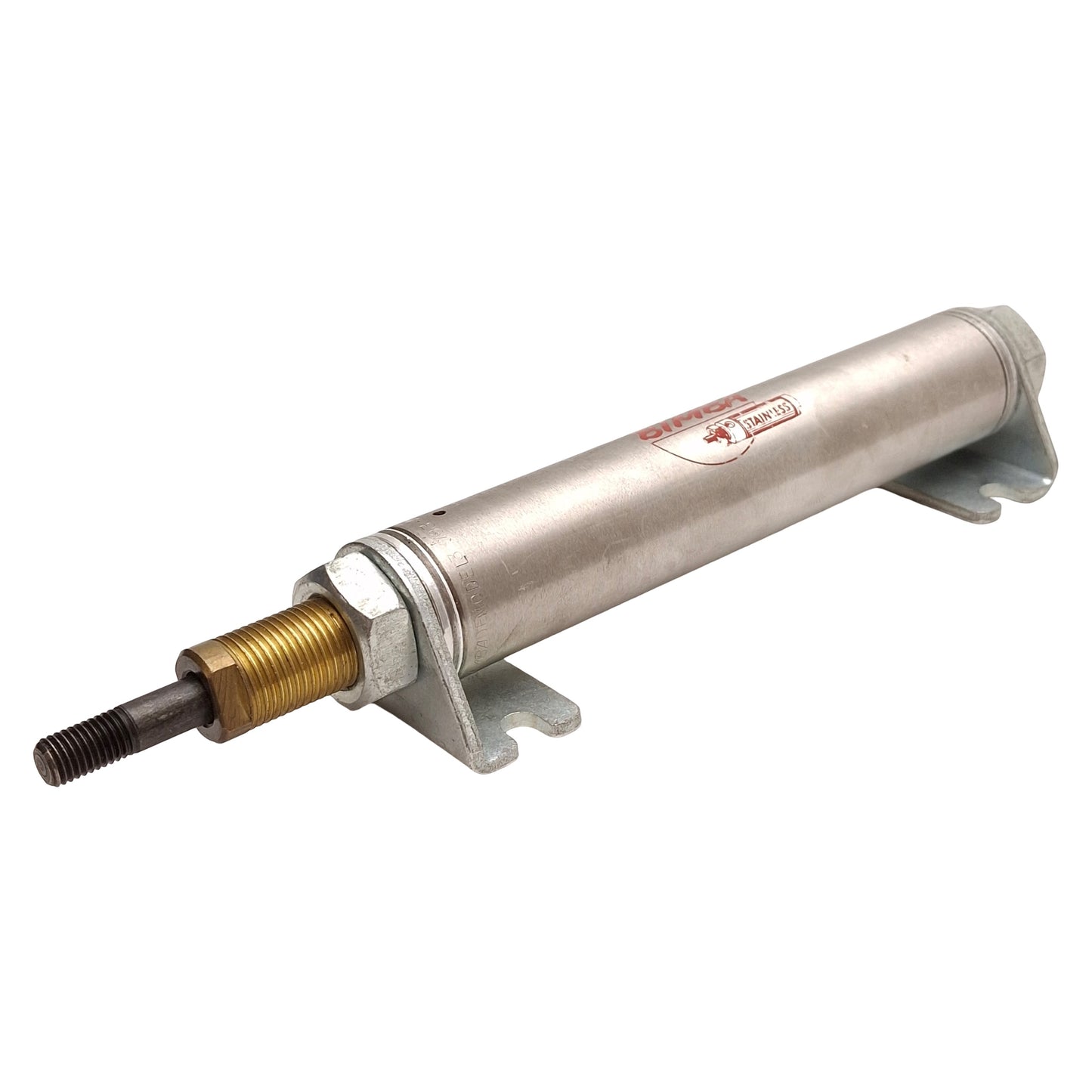 Used Bimba 093-A Single-Acting Cylinder, ø1-1/16in Bore, 3in Stroke, 1/8NPT, 250psi