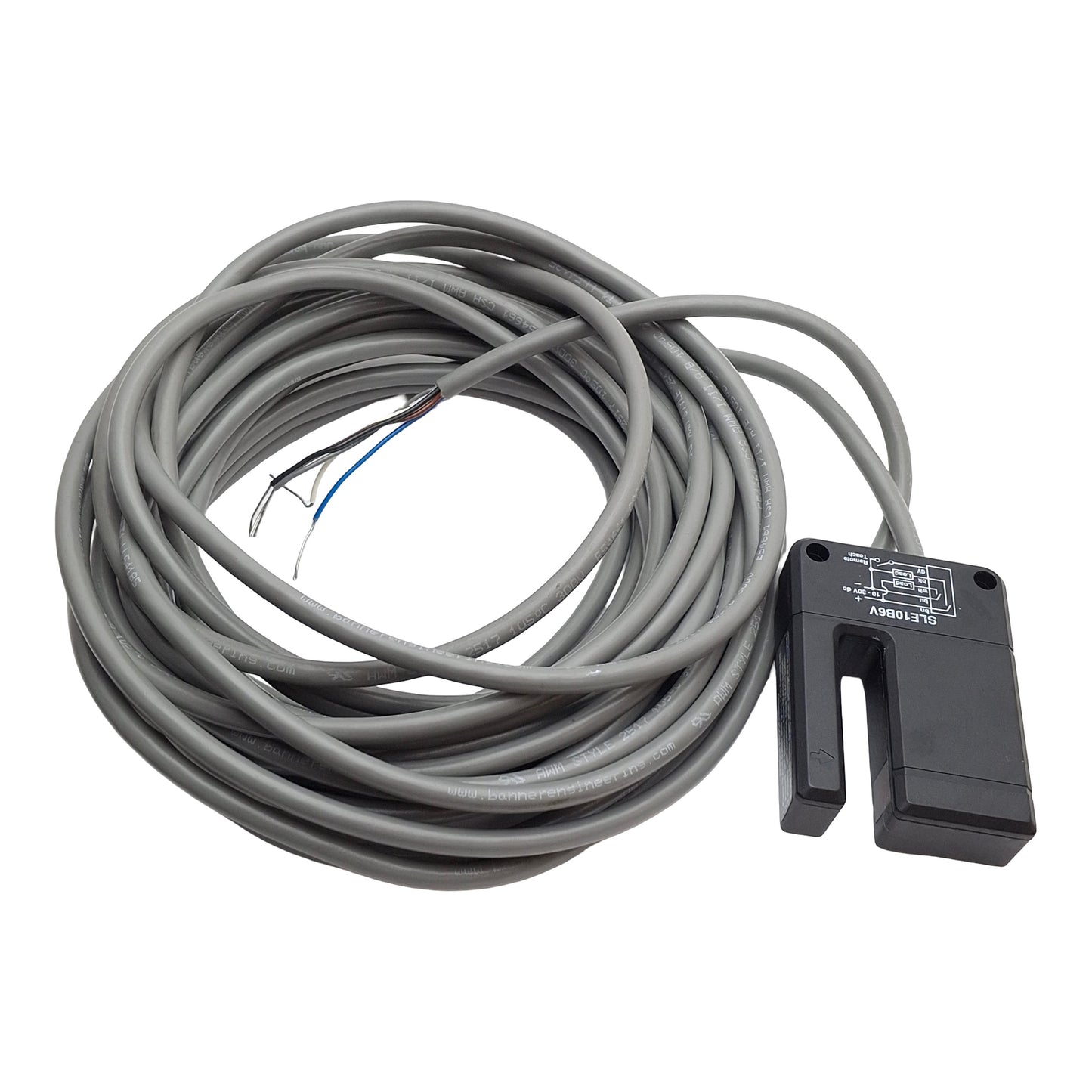 New – Open box Banner SLE10B6V Expert Series Slot Sensor, 10-30VDC, 10mm Slot, NPN/PNP Bipolar
