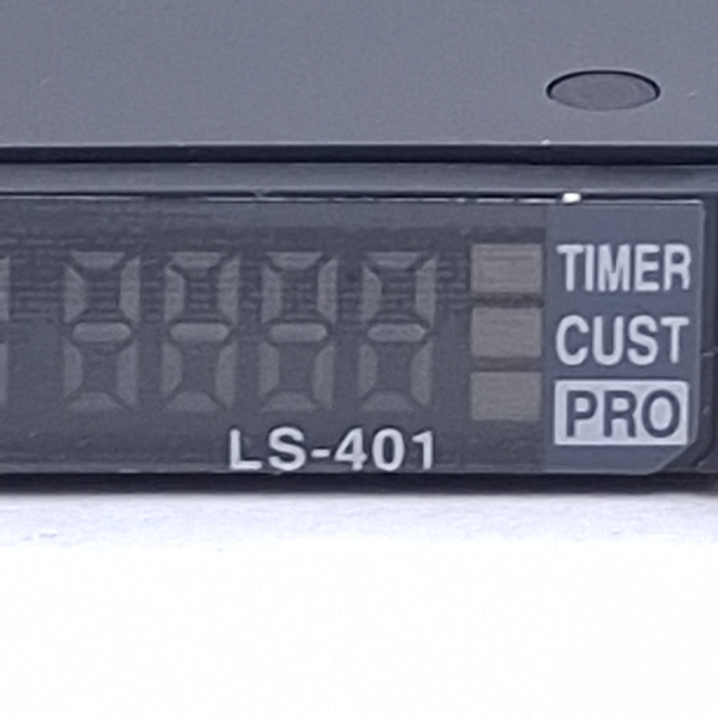 Used Panasonic SunX LS-401 Digital Laser Sensor NPN, 8-Digit, 12-24VDC, DIN Rail