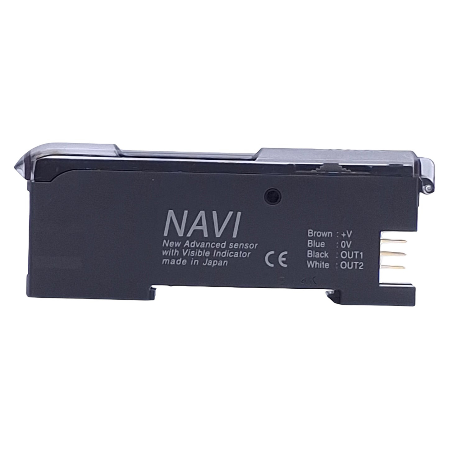 Used Panasonic SunX LS-401 Digital Laser Sensor NPN, 8-Digit, 12-24VDC, DIN Rail