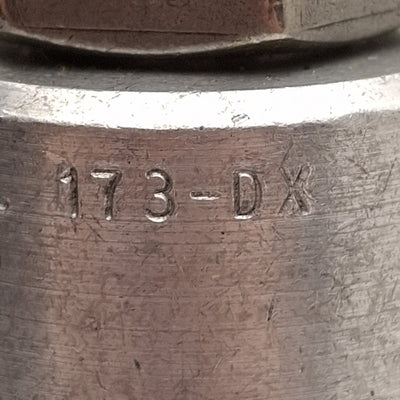 Used Bimba 173-DX Stainless Steel Cylinder, ø1-1/2in Bore, 3in Stroke, 250psi, 1/8NPT