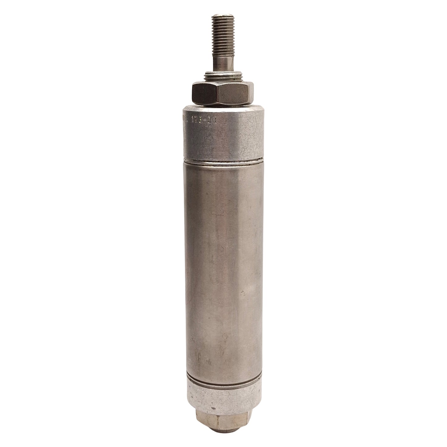 Used Bimba 173-DX Stainless Steel Cylinder, ø1-1/2in Bore, 3in Stroke, 250psi, 1/8NPT