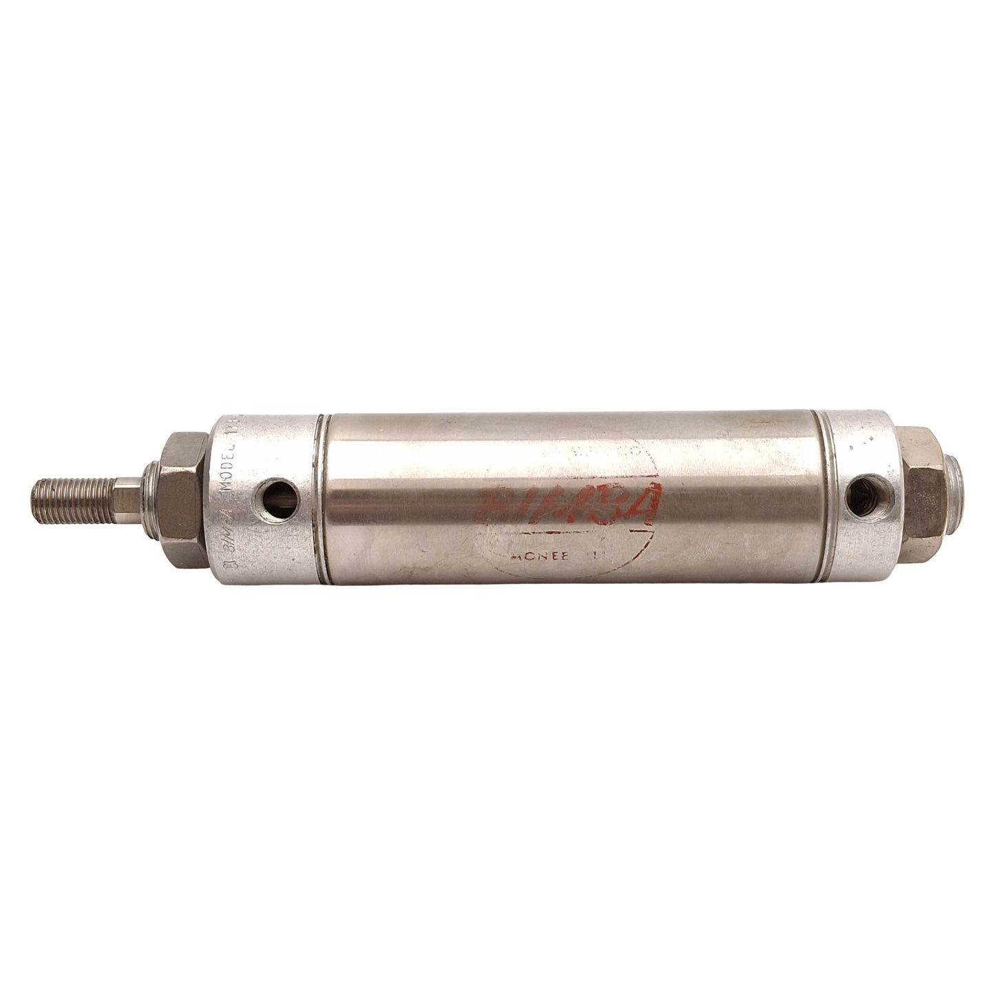 Used Bimba 173-DX Stainless Steel Cylinder, ø1-1/2in Bore, 3in Stroke, 250psi, 1/8NPT