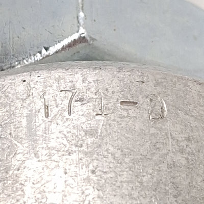 Used Bimba 171-D Stainless Steel Cylinder, ø1-1/2in Bore, 1in Stroke, 250psi, 1/8NPT