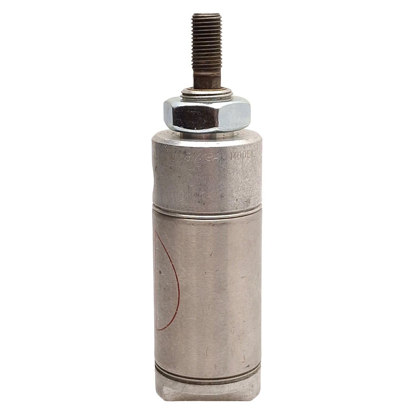 Used Bimba 171-D Stainless Steel Cylinder, ø1-1/2in Bore, 1in Stroke, 250psi, 1/8NPT