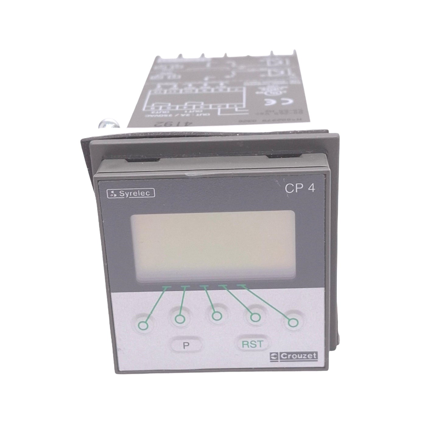 Used Crouzet 87618228 CP4 Multifunction Counter Module, Up/Down, 80-260VAC, 1/16 DIN