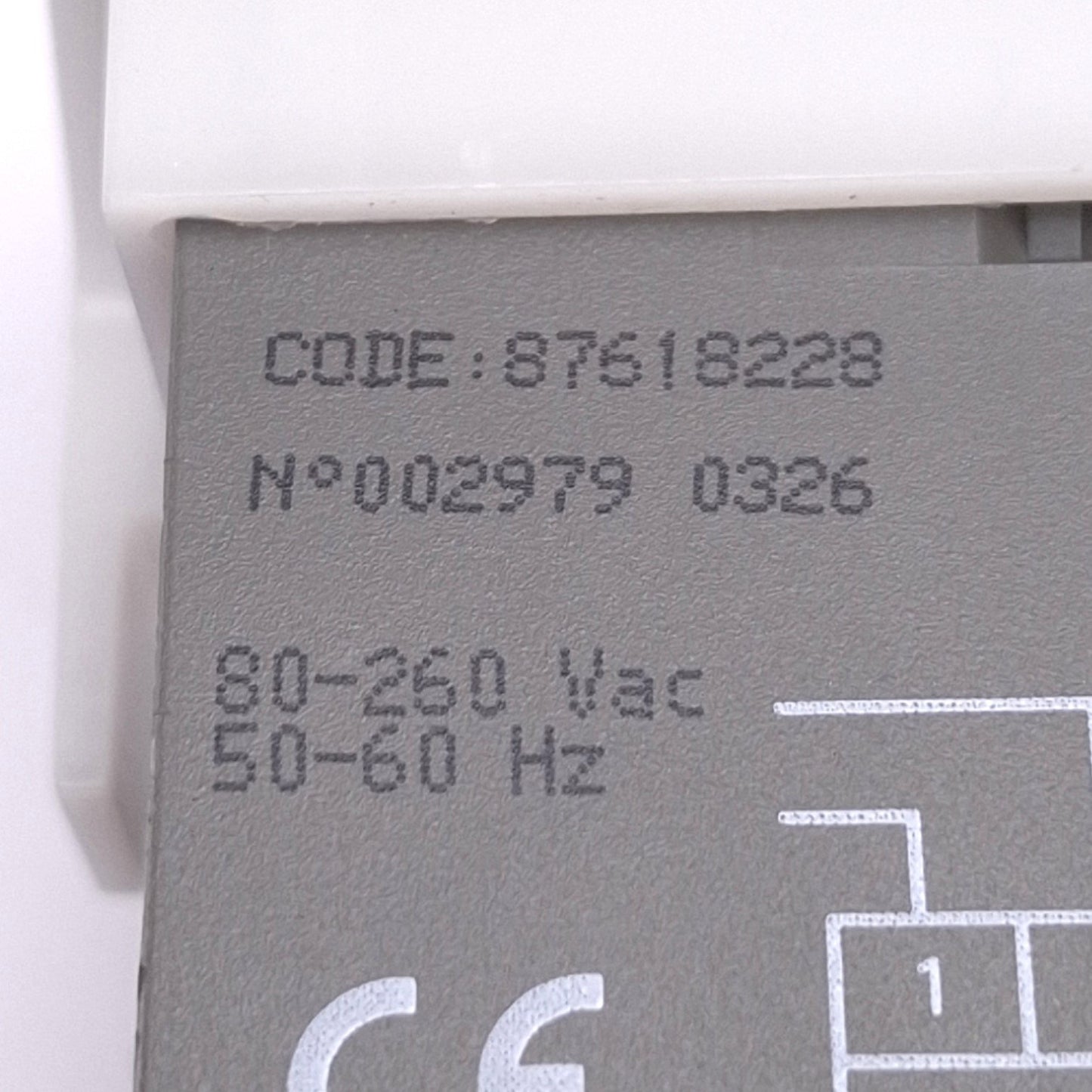 Used Crouzet 87618228 CP4 Multifunction Counter Module, Up/Down, 80-260VAC, 1/16 DIN