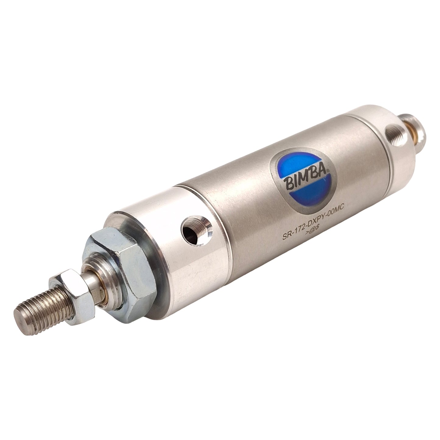 Used Bimba SR-172-DXPY-00MC Stainless Steel Cylinder ø1-1/2in Bore, 2in Stroke 1/8NPT