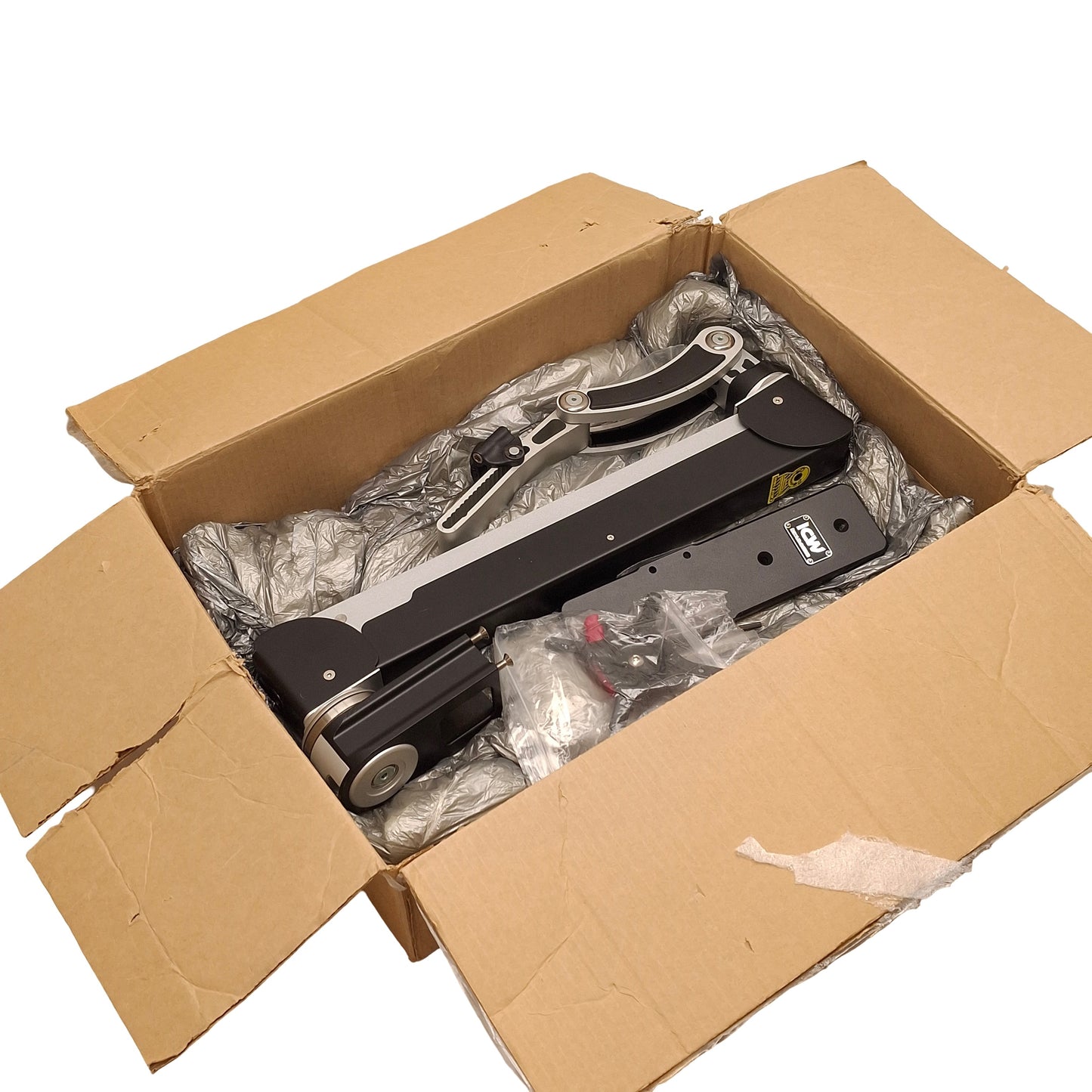 New – Open box ICW ELR5120 Elite T-Rex Adjuster Gas Spring Single-Arm Monitor Ceiling Mount 27"