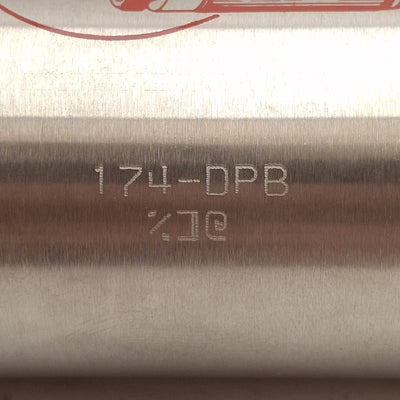 Used Bimba 174-DPB Stainless Steel Cylinder, ø1-1/2in Bore, 4in Stroke, 1/8in NPT