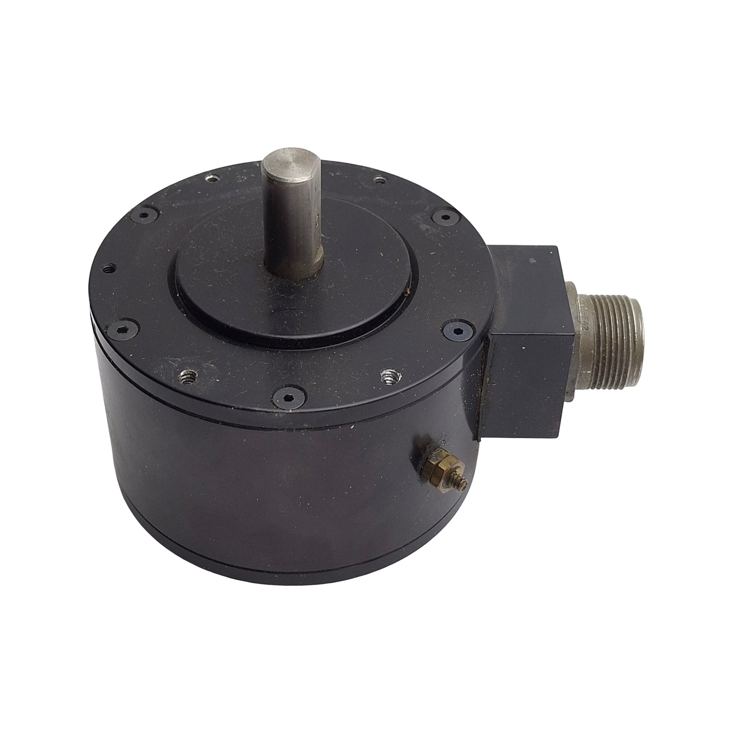 Used Dynapar 80D10 Incremental Encoder, 10CPR, 4.5 to 15VDC, 1/2in Shaft