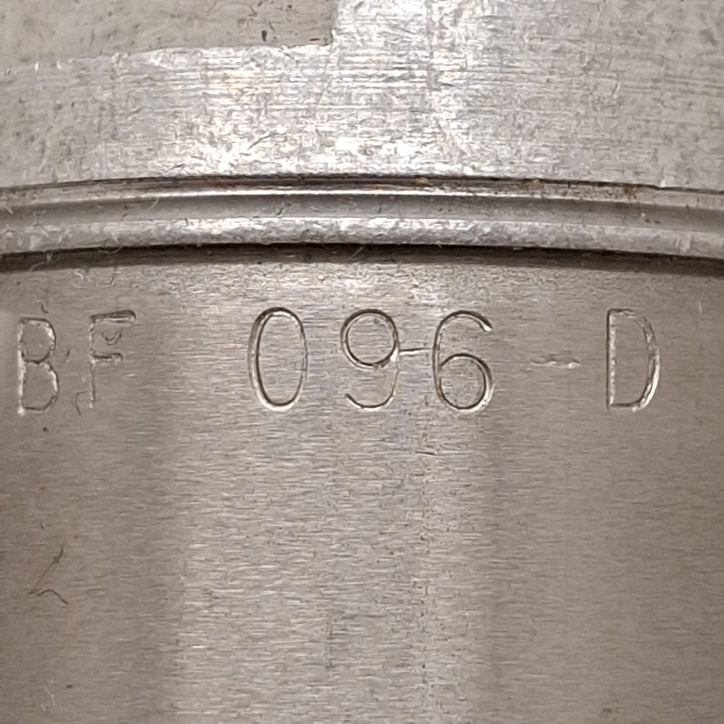 Used Bimba BF-096-D Stainless Steel Cylinder, ø1-1/16in Bore, 6in Stroke, 1/8in NPT