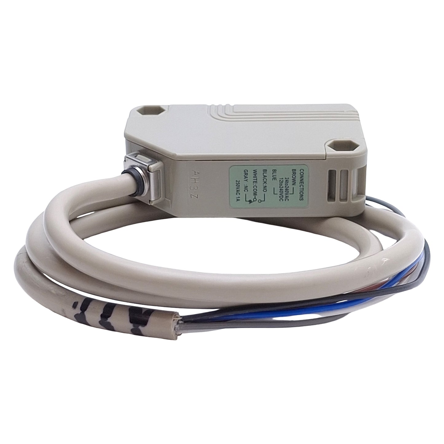 Used SunX Panasonic NX5-PRVM5A Photoelectric Sensor SPDT, 240VACDC, 0.1-5m Range, 2ft