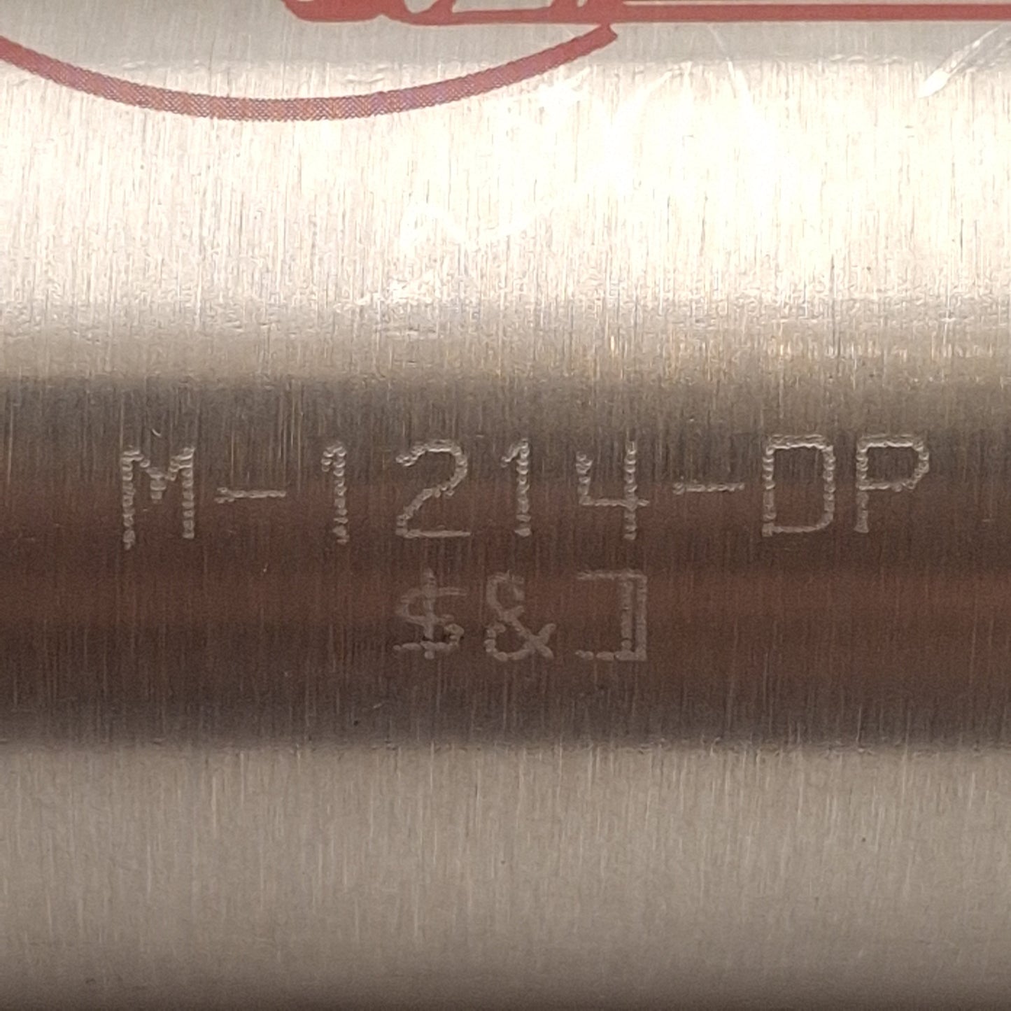 Used Bimba M-1214-DP Stainless Steel Cylinder, ø1-1/4in Bore, 14in Stroke, 1/8in NPT