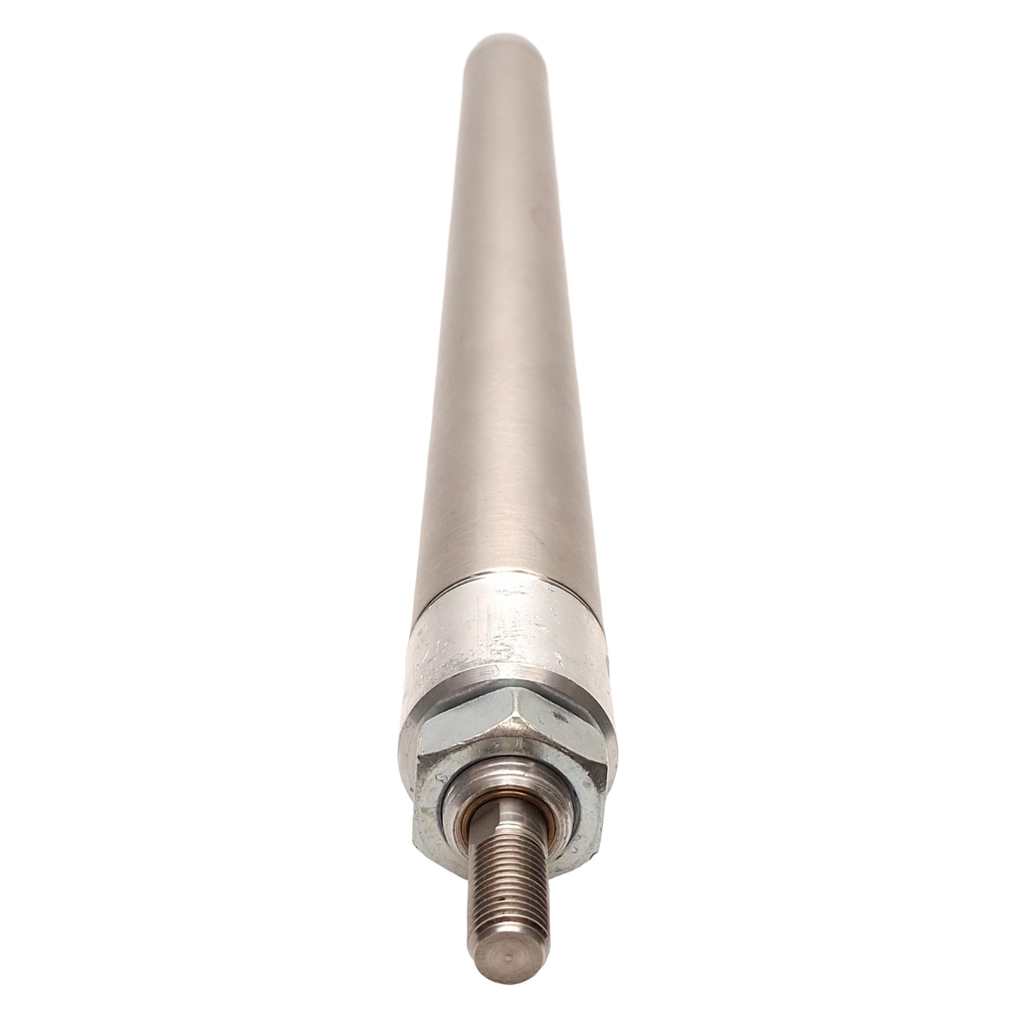 Used Bimba M-1214-DP Stainless Steel Cylinder, ø1-1/4in Bore, 14in Stroke, 1/8in NPT