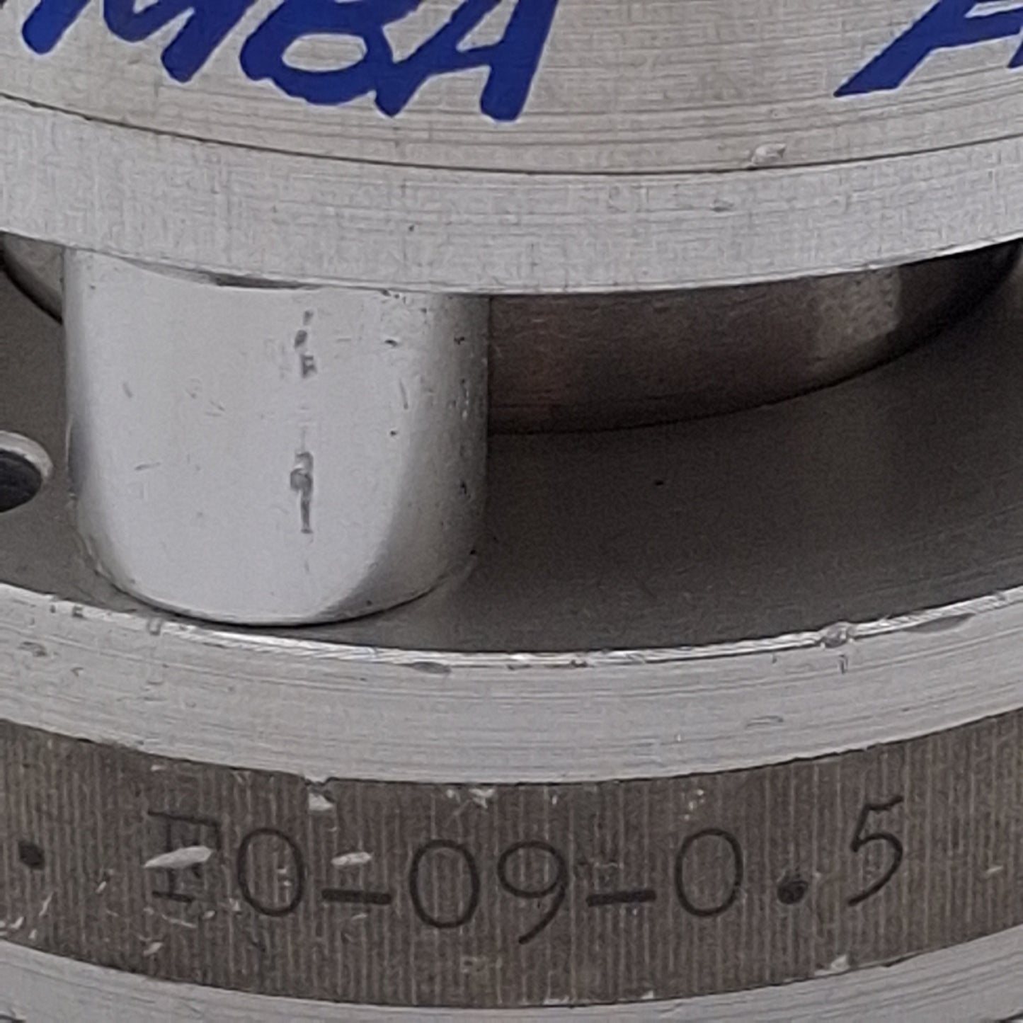 Used Bimba FO-09-0.5 Flat-1 Pneumatic Cylinder, ø1-1/16in Bore, 1/2in Stroke, 1/8 NPT