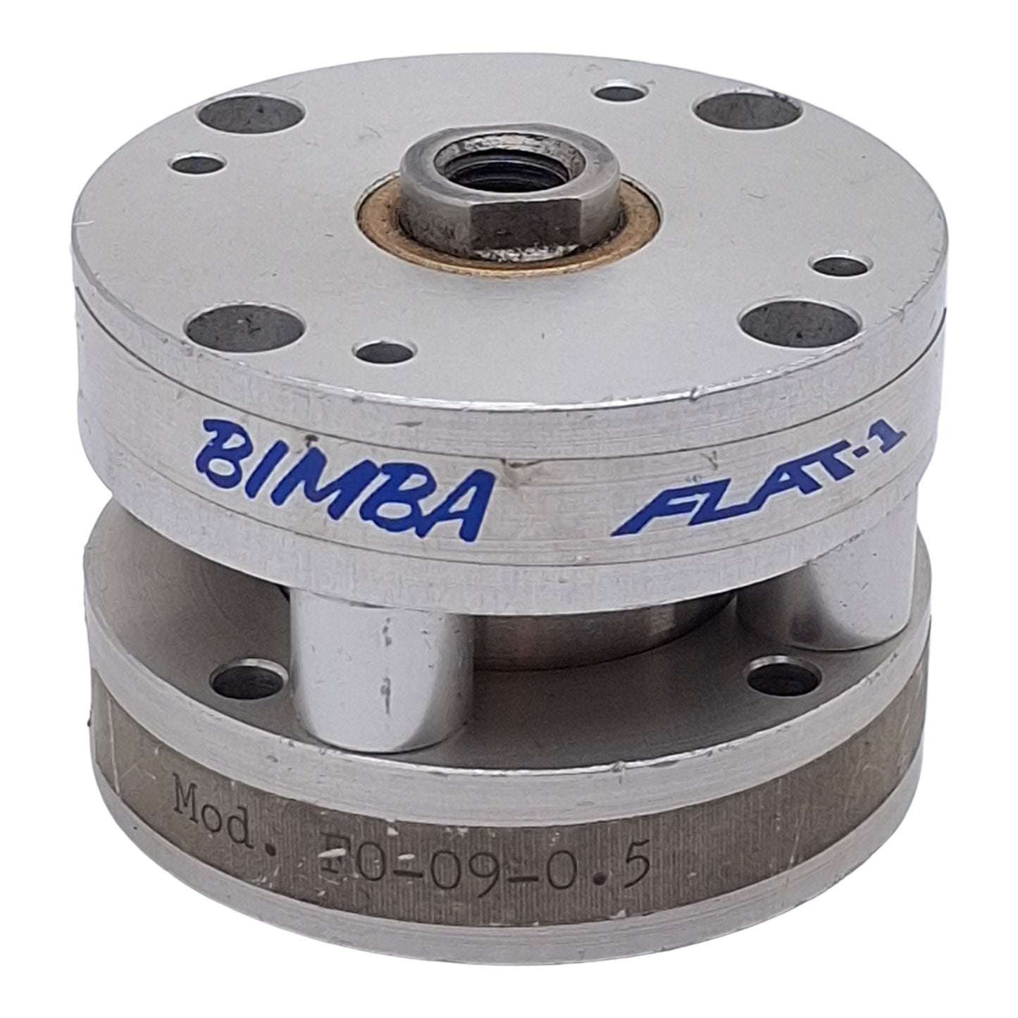 Used Bimba FO-09-0.5 Flat-1 Pneumatic Cylinder, ø1-1/16in Bore, 1/2in Stroke, 1/8 NPT