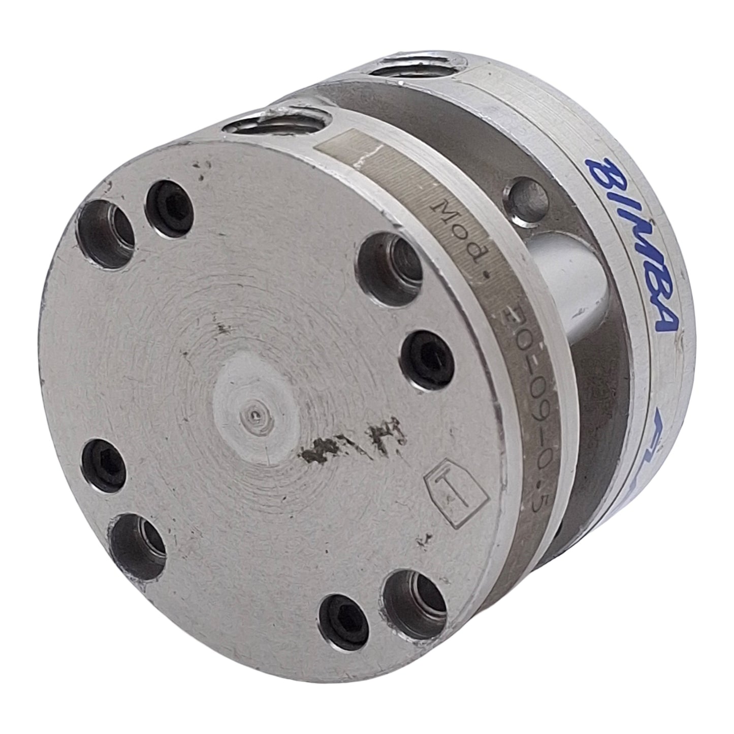 Used Bimba FO-09-0.5 Flat-1 Pneumatic Cylinder, ø1-1/16in Bore, 1/2in Stroke, 1/8 NPT