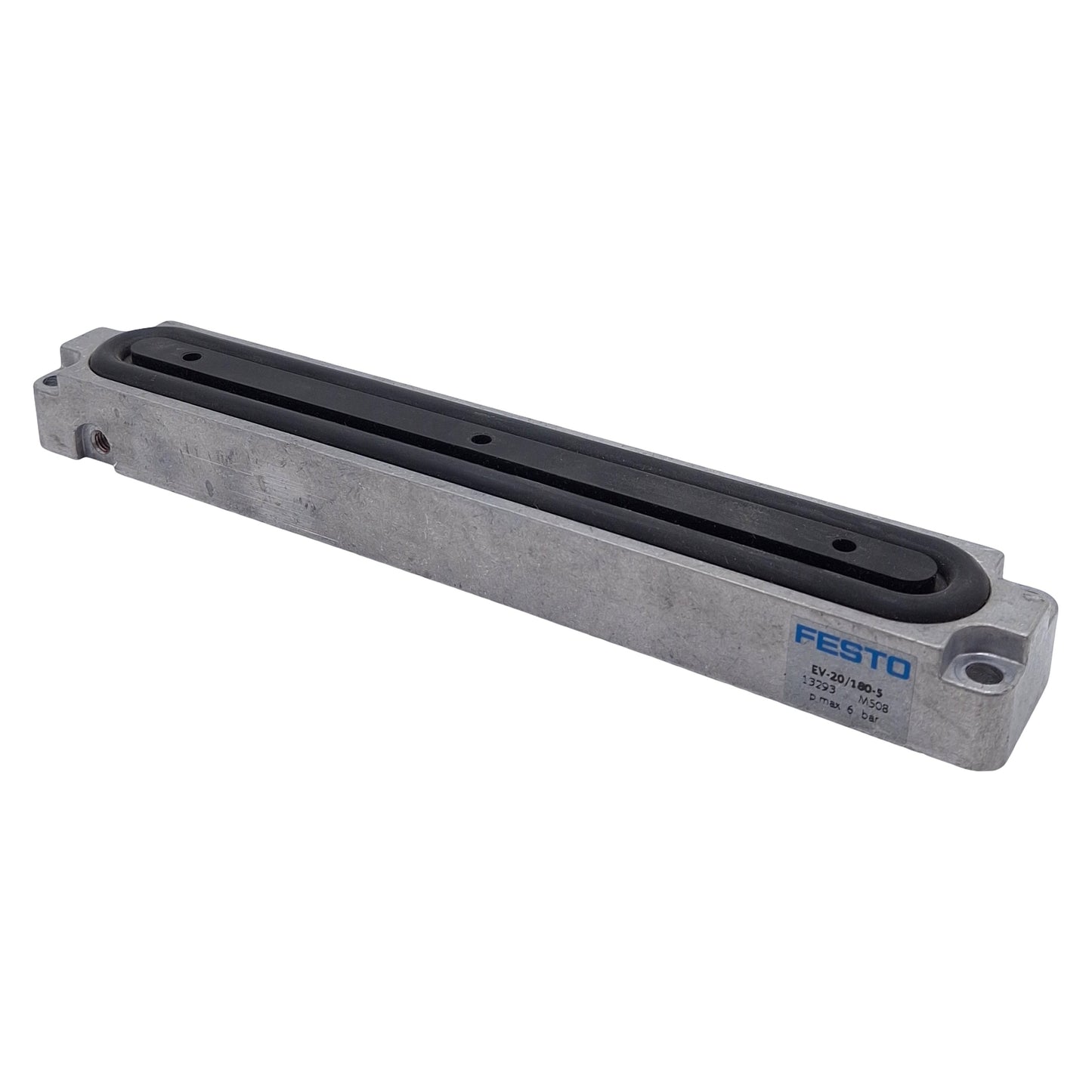 Used Festo EV-20/180-5 Clamping Module, 20x180mm, 5mm Stroke, 0.2-0.6MPa, M5, 1480N