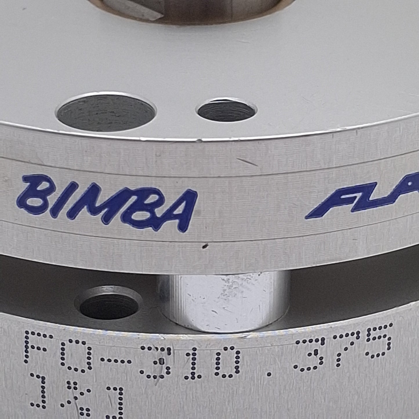 New Bimba FO-310.375 FLAT-1 Pneumatic Cylinder, ø2in Bore, 0.375in Stroke, 1/8in NPT