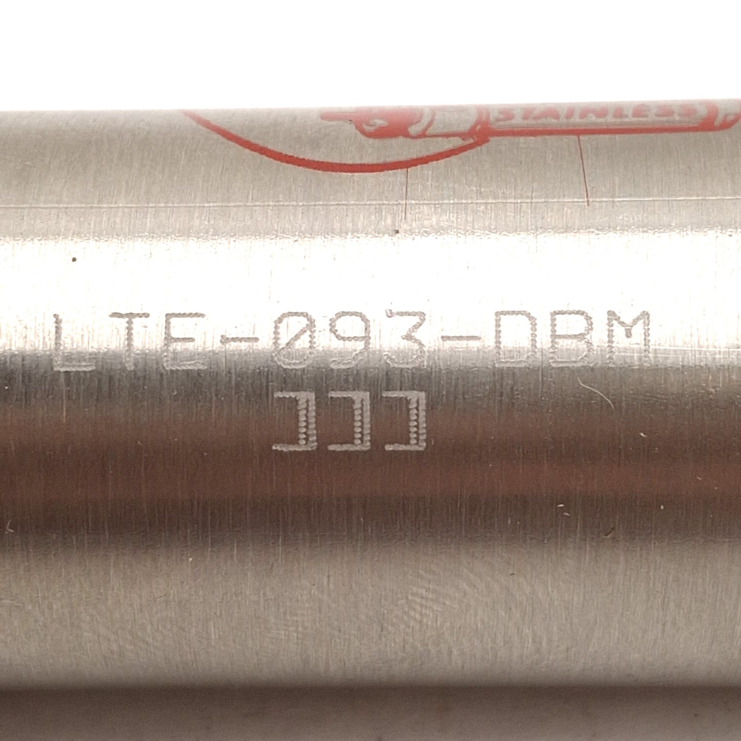 Used Bimba LTE-093-DBM Linear Thruster Cylinder, ø1-1/16in Bore, 3in Stroke, 1/8NPT