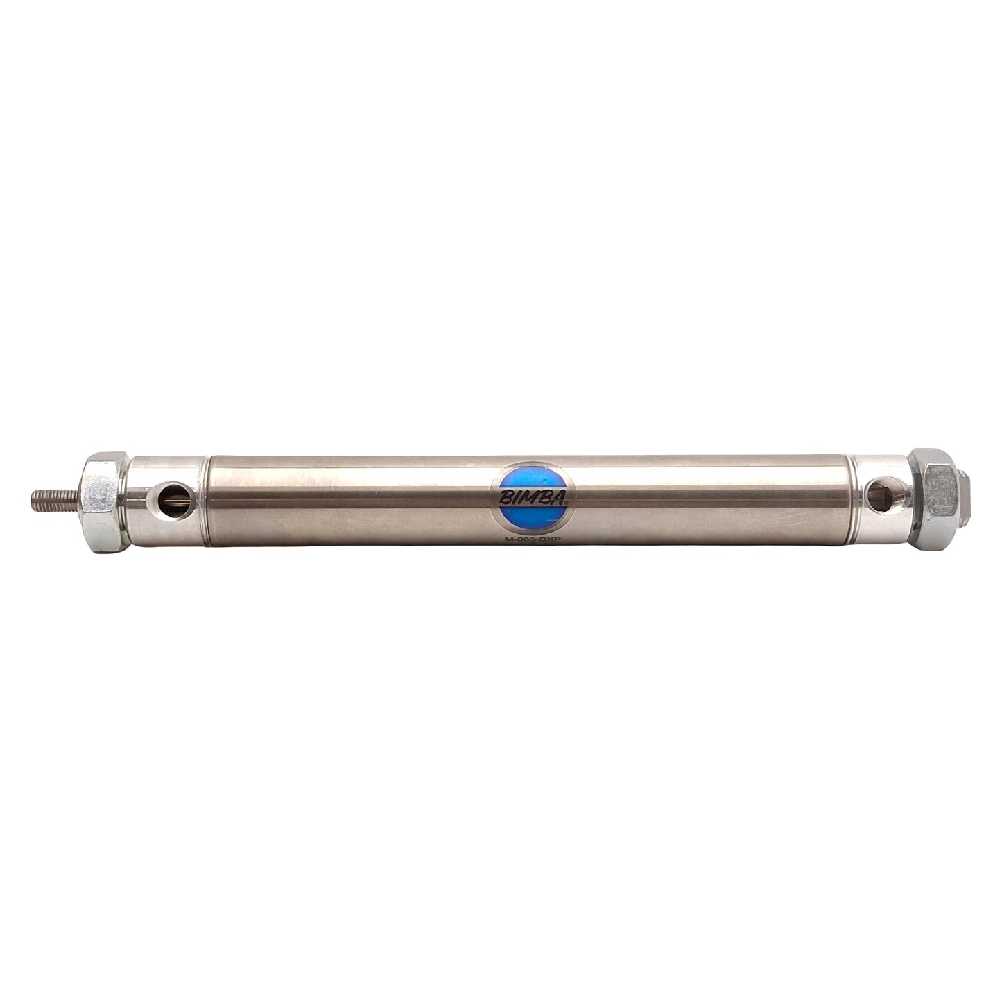 Used Bimba M-065-DXP Stainless Steel Cylinder, ø7/8in Bore, 5in Stroke, 1/8in NPT
